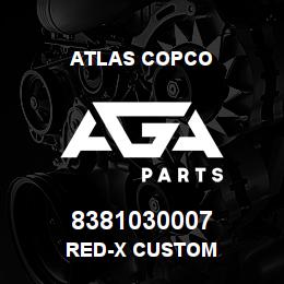 8381030007 Atlas Copco RED-X CUSTOM | AGA Parts
