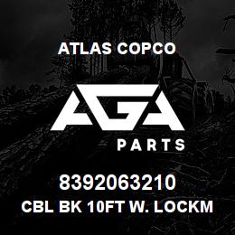 8392063210 Atlas Copco CBL BK 10FT W. LOCKM. | AGA Parts