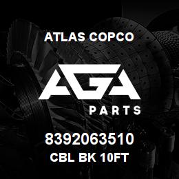 8392063510 Atlas Copco CBL BK 10FT | AGA Parts