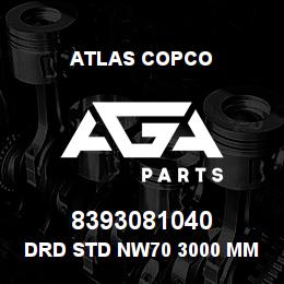 8393081040 Atlas Copco DRD STD NW70 3000 MM. | AGA Parts