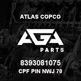 8393081075 Atlas Copco CPF PIN NWJ 70 | AGA Parts