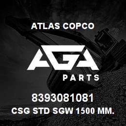8393081081 Atlas Copco CSG STD SGW 1500 MM. | AGA Parts
