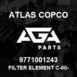 9771001243 Atlas Copco FILTER ELEMENT C-60-15/G4(AC) | AGA Parts
