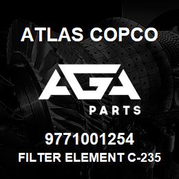 9771001254 Atlas Copco FILTER ELEMENT C-235-25(AC) | AGA Parts