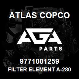 9771001259 Atlas Copco FILTER ELEMENT A-280-35(AC) | AGA Parts