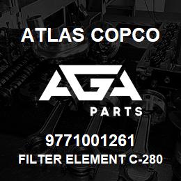 9771001261 Atlas Copco FILTER ELEMENT C-280-51/G4(AC | AGA Parts