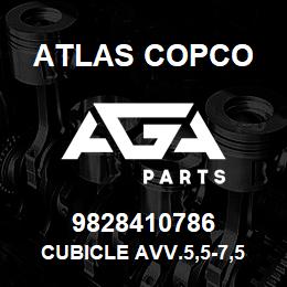 9828410786 Atlas Copco CUBICLE AVV.5,5-7,5 400/50 D-S | AGA Parts