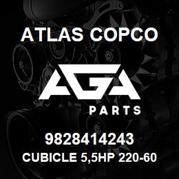 9828414243 Atlas Copco CUBICLE 5,5HP 220-60 | AGA Parts
