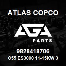 9828418706 Atlas Copco C55 ES3000 11-15KW 380-440VP | AGA Parts