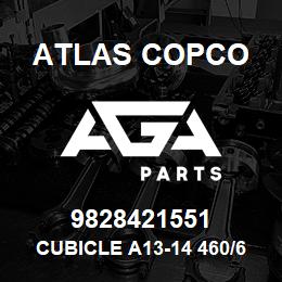 9828421551 Atlas Copco CUBICLE A13-14 460/60 RAL7040 | AGA Parts