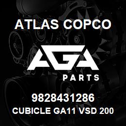 9828431286 Atlas Copco CUBICLE GA11 VSD 200V FF UL | AGA Parts