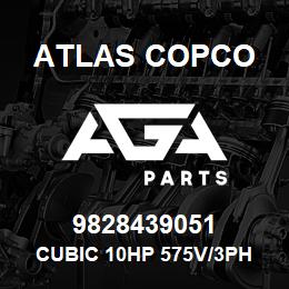 9828439051 Atlas Copco CUBIC 10HP 575V/3PH 60HZ UL | AGA Parts