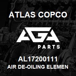 AL17200111 Atlas Copco AIR DE-OILING ELEMENT 300X500 | AGA Parts