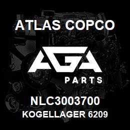 NLC3003700 Atlas Copco KOGELLAGER 6209 | AGA Parts