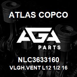 NLC3633160 Atlas Copco VLGH.VENT L12 1/2 16B TUV | AGA Parts