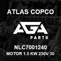 NLC7001240 Atlas Copco MOTOR 1.5 KW 230V 3000T +T.S. | AGA Parts