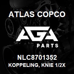 NLC8701352 Atlas Copco KOPPELING, KNIE 1/2X15MM 2-DEL | AGA Parts