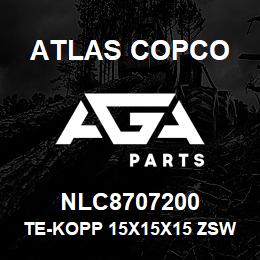 NLC8707200 Atlas Copco TE-KOPP 15X15X15 ZSW | AGA Parts