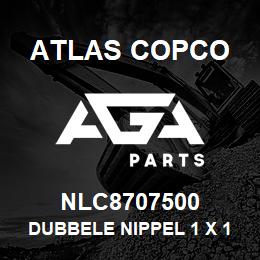NLC8707500 Atlas Copco DUBBELE NIPPEL 1 X 1 CON | AGA Parts