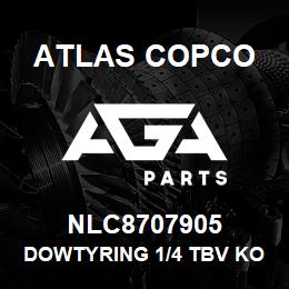 NLC8707905 Atlas Copco DOWTYRING 1/4 TBV KOPPELING | AGA Parts