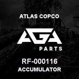 RF-000116 Atlas Copco ACCUMULATOR | AGA Parts