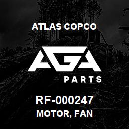 RF-000247 Atlas Copco MOTOR, FAN | AGA Parts