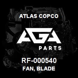 RF-000540 Atlas Copco FAN, BLADE | AGA Parts