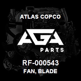 RF-000543 Atlas Copco FAN, BLADE | AGA Parts