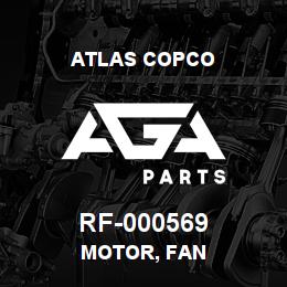 RF-000569 Atlas Copco MOTOR, FAN | AGA Parts