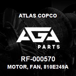 RF-000570 Atlas Copco MOTOR, FAN, 810E249A88 | AGA Parts