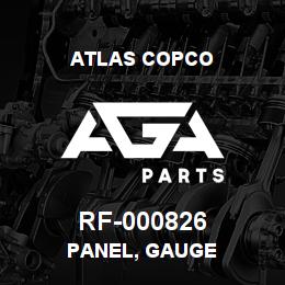 RF-000826 Atlas Copco PANEL, GAUGE | AGA Parts