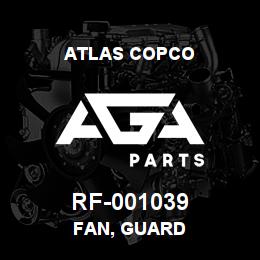 RF-001039 Atlas Copco FAN, GUARD | AGA Parts