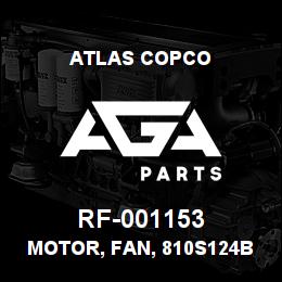 RF-001153 Atlas Copco MOTOR, FAN, 810S124B38 | AGA Parts