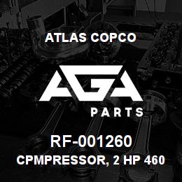 RF-001260 Atlas Copco CPMPRESSOR, 2 HP 460-3-60 | AGA Parts