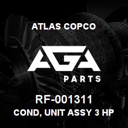 RF-001311 Atlas Copco COND, UNIT ASSY 3 HP | AGA Parts
