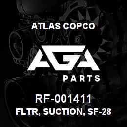 RF-001411 Atlas Copco FLTR, SUCTION, SF-289-T | AGA Parts