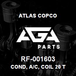 RF-001603 Atlas Copco COND, A/C, COIL 20 TON | AGA Parts