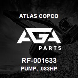 RF-001633 Atlas Copco PUMP, .083HP | AGA Parts
