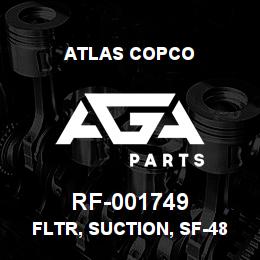 RF-001749 Atlas Copco FLTR, SUCTION, SF-4811-T, 1.375" | AGA Parts