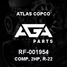RF-001954 Atlas Copco COMP, 2HP, R-22 | AGA Parts