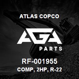 RF-001955 Atlas Copco COMP, 2HP, R-22 | AGA Parts