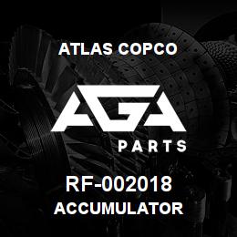RF-002018 Atlas Copco ACCUMULATOR | AGA Parts