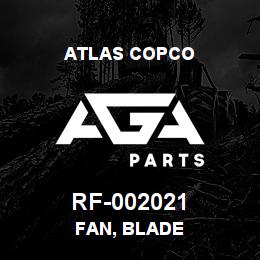 RF-002021 Atlas Copco FAN, BLADE | AGA Parts