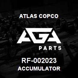 RF-002023 Atlas Copco ACCUMULATOR | AGA Parts