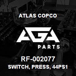 RF-002077 Atlas Copco SWITCH, PRESS, 44PS17-0039 | AGA Parts