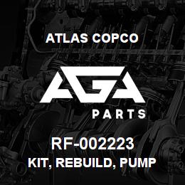 RF-002223 Atlas Copco KIT, REBUILD, PUMP | AGA Parts