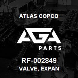RF-002849 Atlas Copco VALVE, EXPAN | AGA Parts