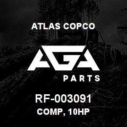 RF-003091 Atlas Copco COMP, 10HP | AGA Parts