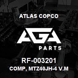 RF-003201 Atlas Copco COMP, MTZ40JH-4 V.M | AGA Parts
