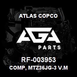 RF-003953 Atlas Copco COMP, MTZ36JG-3 V.M | AGA Parts